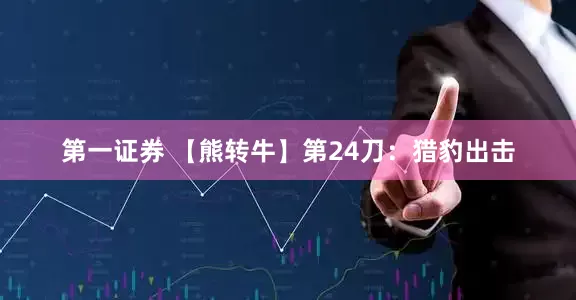 第一证券 【熊转牛】第24刀：猎豹出击